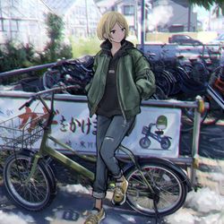 This is a pixiv picture whose title is 寒い.