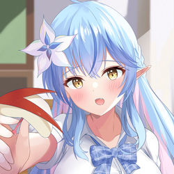 This is a pixiv picture whose title is お昼ご飯.