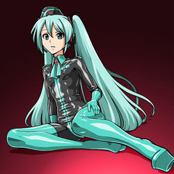 This is a pixiv picture whose title is 俺式初音ミク.