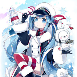 This is a pixiv picture whose title is 〈告知〉SNOW MIKU❄2022.
