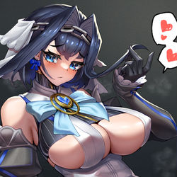 This is a pixiv picture whose title is Kronii.