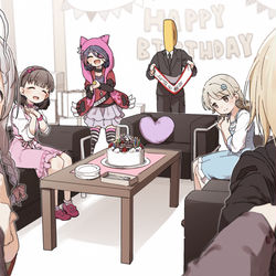 This is a pixiv picture whose title is ボクをどこに連れて行くつもりですか！？目隠しまでして！！.