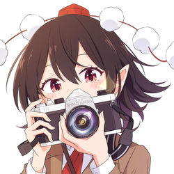 This is a pixiv picture whose title is 「シャッターチャンス♪」.
