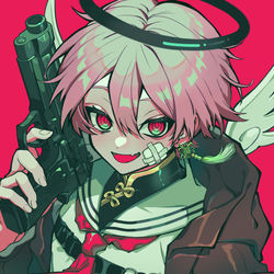 This is a pixiv picture whose title is 天使くん.