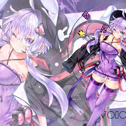 This is a pixiv picture whose title is 【BOOTH】ボイロプレイマット【通販予約開始】.