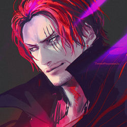 This is a pixiv picture whose title is red.