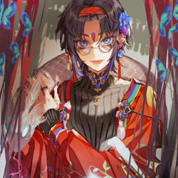 This is a pixiv picture whose title is 無題.