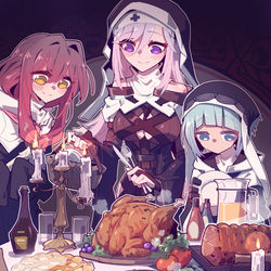 This is a pixiv picture whose title is Thanksgiving day.