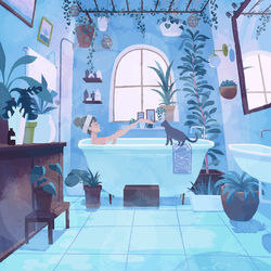 This is a pixiv picture whose title is 私たちの時間.