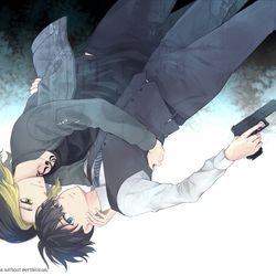 This is a pixiv picture whose title is 落ちる.