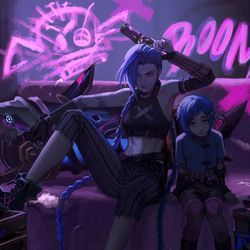 This is a pixiv picture whose title is Everybody wants to be my ENEMY.