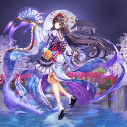 This is a pixiv picture whose title is 【仕事絵】 Amanami.