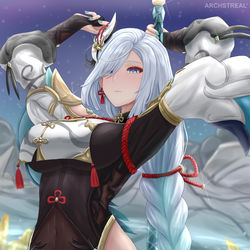 This is a pixiv picture whose title is Shenhe.