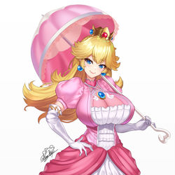 This is a pixiv picture whose title is ピーチ姫♡.
