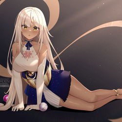 This is a pixiv picture whose title is 長い髪 佐命.