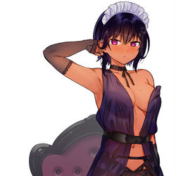 This is a pixiv picture whose title is せくしーめいど.