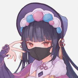 This is a pixiv picture whose title is 雲菫.