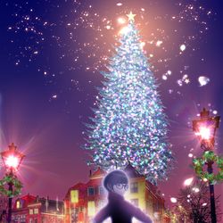 This is a pixiv picture whose title is So this is christmas.