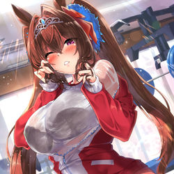 This is a pixiv picture whose title is 体操服ダスカ.
