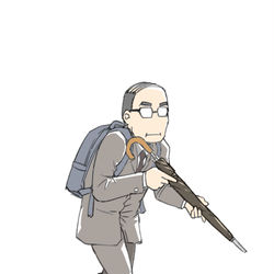 This is a pixiv picture whose title is 男は敷居を跨げば七人の敵あり.