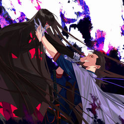 This is a pixiv picture whose title is 「だからさ、」.