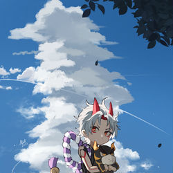 This is a pixiv picture whose title is 一人の男の子.