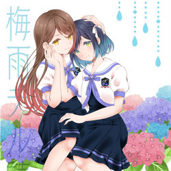 This is a pixiv picture whose title is 【冬コミ新刊】ツユチル・レター本.