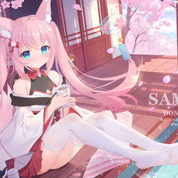 This is a pixiv picture whose title is 樱花.