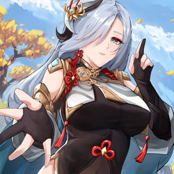 This is a pixiv picture whose title is Shenhe.