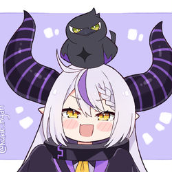 This is a pixiv picture whose title is La+.