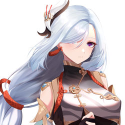 This is a pixiv picture whose title is 申鶴！！！.