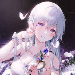This is a pixiv picture whose title is Flower.