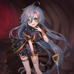 This is a pixiv picture whose title is 秘められた意図.