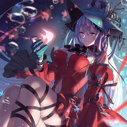 This is a pixiv picture whose title is 濁心スカジ.