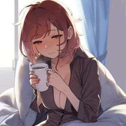 This is a pixiv picture whose title is 近視の姉＃32.