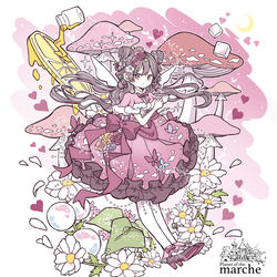 This is a pixiv picture whose title is 不思議なお茶会.