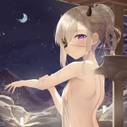 This is a pixiv picture whose title is 温泉らむちゃん.