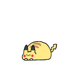 This is a pixiv picture whose title is no.1488 『 冬毛のピカチュウ 』.