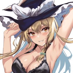 This is a pixiv picture whose title is 「今日の魔理沙ちゃんは、気合入ってるぜ☆」.