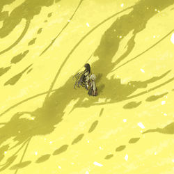 This is a pixiv picture whose title is 道中.