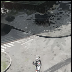 This is a pixiv picture whose title is 観測者.