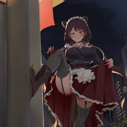 This is a pixiv picture whose title is [skeb]戌亥とこ.