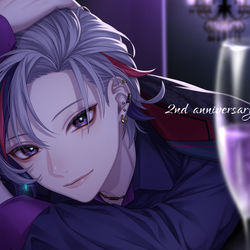 This is a pixiv picture whose title is ２周年！.