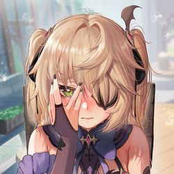 This is a pixiv picture whose title is 96日目、恥ずかしがるフィッシュルちゃん.