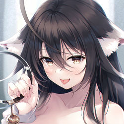 This is a pixiv picture whose title is Yシャツせつなちゃん.