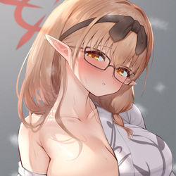 This is a pixiv picture whose title is 風紀委員ではありません。今だけは…….