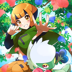 This is a pixiv picture whose title is ナタネ＆ロズレイド.