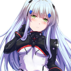This is a pixiv picture whose title is HK416 子夜福音.