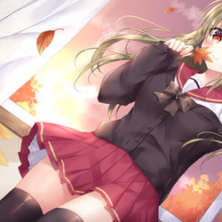 This is a pixiv picture whose title is 🍁.