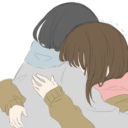 This is a pixiv picture whose title is 孤独より居心地がいい.